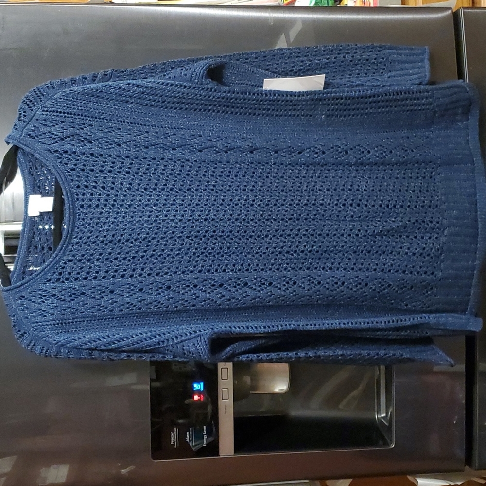 Chico's Blue Sweater  Sz 2  US sz Lg